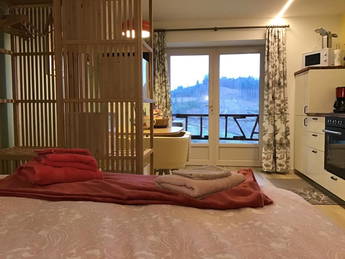 La Mazille , cossy vakantiestudio met zwembad in zuid-Bourgogne Anglure-sous-Dun Buitenkant foto